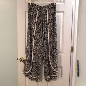 No Boundaries Faux Wrap Rayon Pants sz 15/17